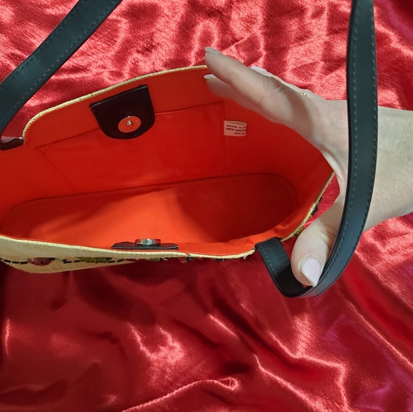 NATURAL STRAW PURSE HANDBAG BEADING MEDIUM MADE IN PHILIPPINES NWOT - Picture 12 of 16